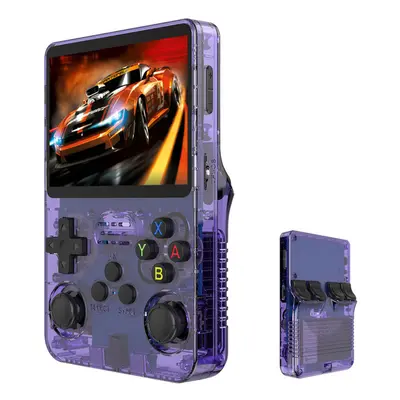 (128GB, Purple) R36S Portable Retro Game Console, 64GB, 3.5" IPS Screen