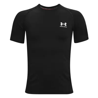 Under Armour Boys HeatGear Armour Short-Sleeve T-Shirt Black (001)/W