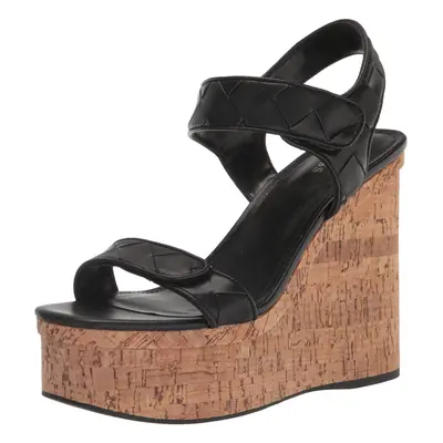 Guess Women's CATALINE Wedge Sandal Black