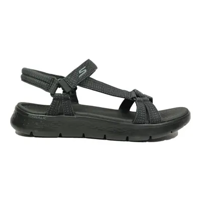 (8 (Adults')) GO WALK Flex Sandal - Sublime | Black | Womens Sandals