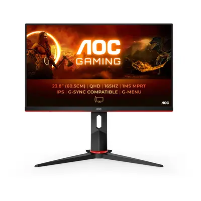 AOC Gaming Q24G2A/BK - LED monitor - QHD - 24"