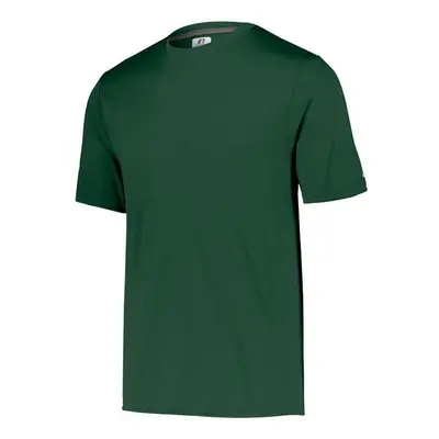 Russell 629X2M.DGR.S Adult Dri-Power Core Performance T-Shirt, Dark Green - Small