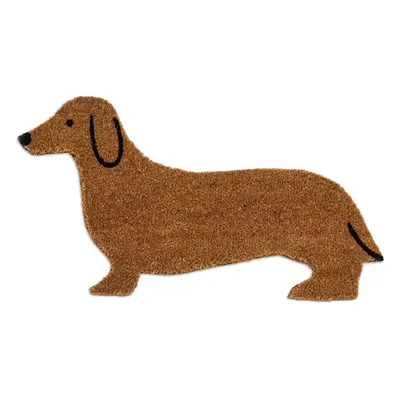 Abbott Collection 35-PFW-SH-1391 Dachsund Shaped Doormat, 18" x 30"