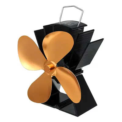 (EQ3-NK(4G)) Inch Quiet Mini Blades EQ3-NK Stove Fan Fireplace Fire Heat Power Saving Ecofan