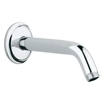 Grohe Seabury 6-1/4 In. Shower Arm And Flange Starlight Chrome