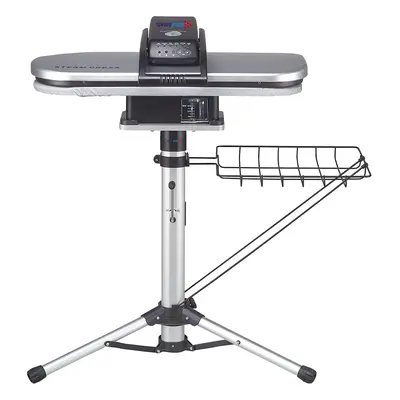 (Silver) Steam Ironing Press by Speedypress with Power Steam Jets - 64cmx27cm; 1,400watt, +Teles