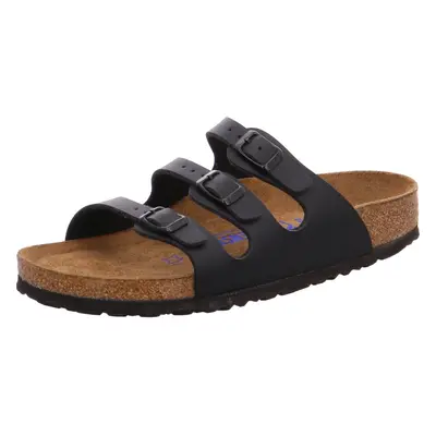 Birkenstock BIRK-053013 Arizona Leather Sandals Black