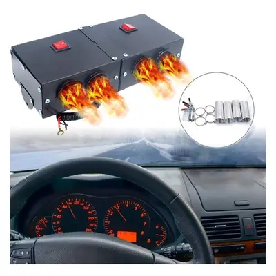 Car Heater 12V 500W Fast High Power Car Heater Kit Heater Fan Defrost Defrost for Automobile Win