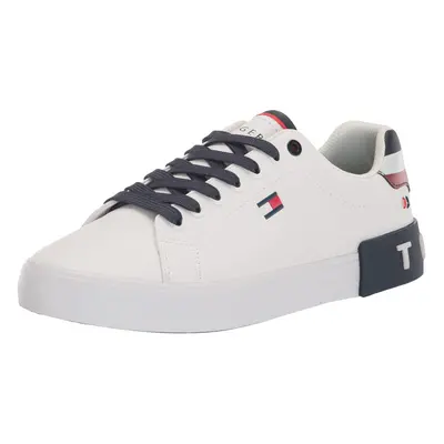 Tommy Hilfiger Men's Rezz Sneaker White/Navy Multi 12M