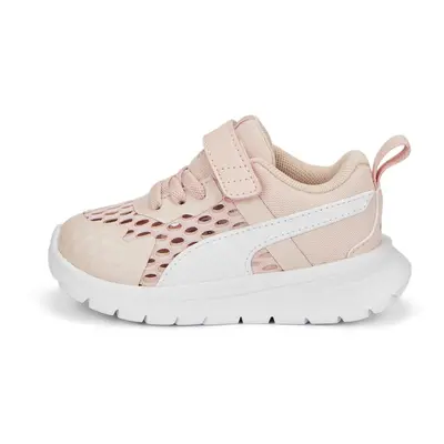 Puma Kids Evolve Run Hook and Loop Sneaker Summer Rose Dust-White