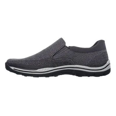 Skechers mens Expected Gomel Slip On Loafer Grey X-Wide US