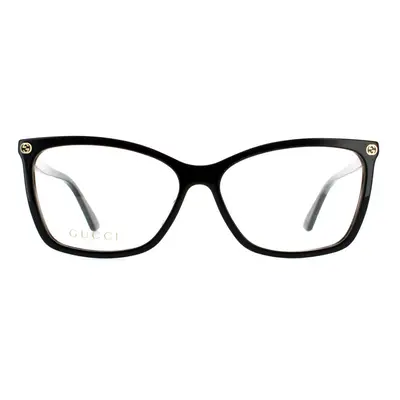 Gucci Glasses Frames GG0025O Black Women