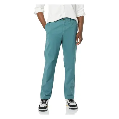 Mens Athletic-Fit casual Stretch chino Pant (Available in Big & Tall), Sage green, 42W x 34L