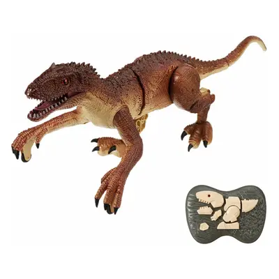 (Yellow) Simulation Tyrannosaurus Rex Electric Walking Remote Control Jurassic Dinobot Model wit