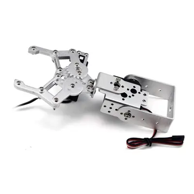 (B) 2DOF Metal RC Robot Arm Gripper With Digital Servo