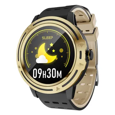 (Gold) Full Touch Screen Waterproof Smart Watch Call Rejection Sports Fitness Bracelet