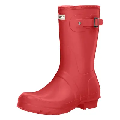 Hunter Womens Original Short Military Red Rain Boot - B(M) US