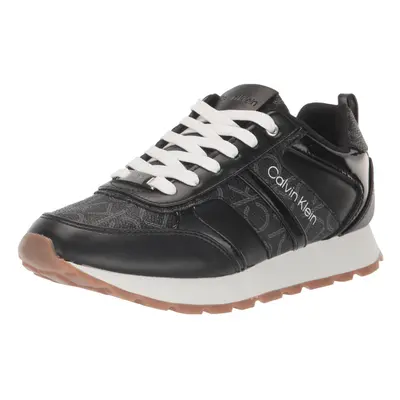 Calvin Klein Women's CARLLA Sneaker Black 6.5