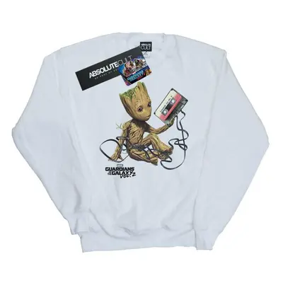 (4XL, White) Marvel Mens Guardians Of The Galaxy Groot Tape Sweatshirt