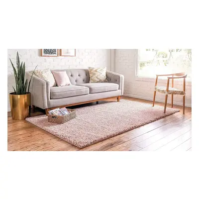 (Rose) Abaseen Shaggy Modern Multicolor Rug(160 x 230cm)