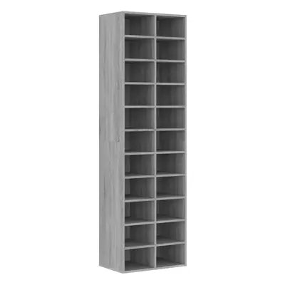 (grey sonoma) vidaXL Shoe Cabinet Engineered Wood Shoe Organiser Stand Rack Shoe Shelf Rack