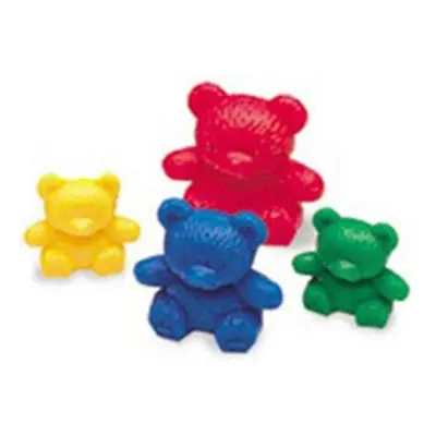 LEARNING RESOURCES LER0725 THREE BEAR FAMILY BASIC SET-80/PK SIZES COLORS