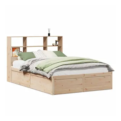 (natural, x cm) vidaXL Bed Frame without Mattress Bed Base Solid Wood Pine