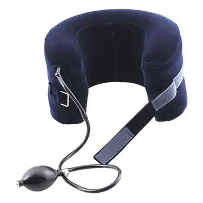 Black Cervical Traction Device Outdoor Sports Fitness Fatigue Relax Cervical Traction