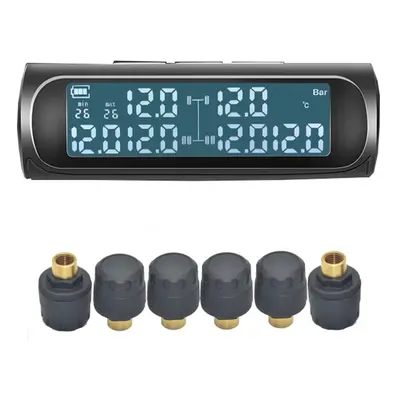 (S01H Wheel Heavy Truck) 0.1-18bar Solar TPMS Tire Pressure Monitoring System Tyre Temperature A