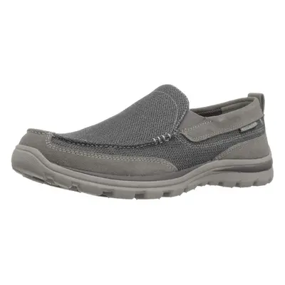 Skechers USA Men's Superior Milford Slip-On Loafer Charcoal/Gray 6.5