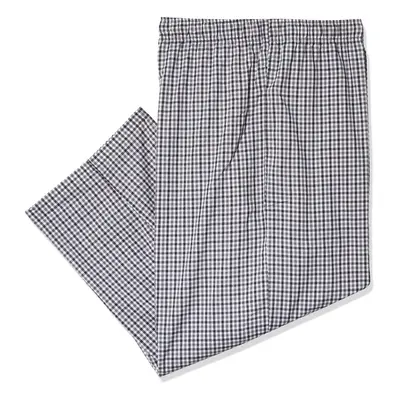 Fruit of the Loom Men's Woven Sleep Pajama Pant Ebony Plaid 5X-Large