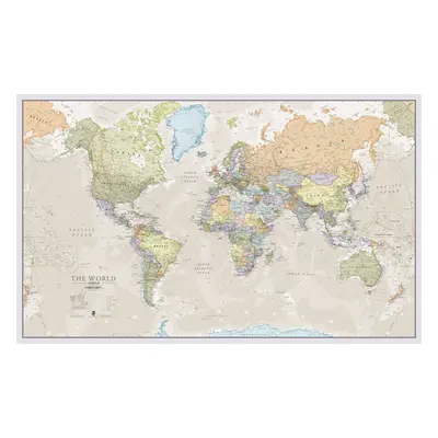 Giant World Map Mural - Classic (Mural)