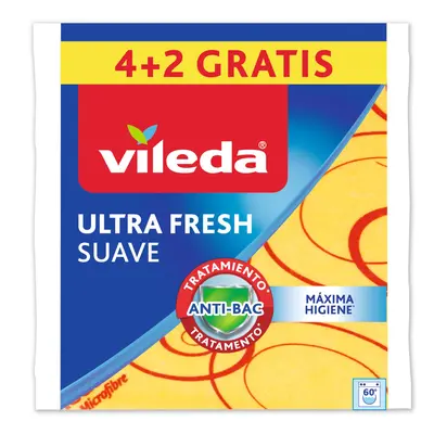 Vileda Soft Cloths 30% Microfibre Pack of Plus Free