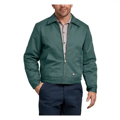 Dickies Mens Insulated Eisenhower Front-Zip Jacket,Lincoln green,MediumRegular,Lincoln green,Med