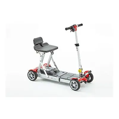 Red mLite Folding Lightweight Mobility Scooter - Ideal for Travelling