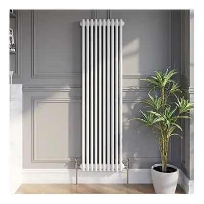 1600x470mm Triple Bar Traditional Colosseum Radiator White Vertical Column