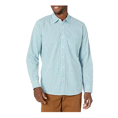 Amazon Essentials Men's Regular-Fit Long-Sleeve Casual Poplin Shirt G