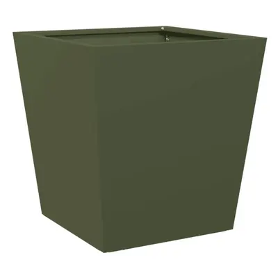 (olive green, x x cm/ pcs) vidaXL Garden Planters Outdoor Flower Pot Patio Raised Bed Planter Bo