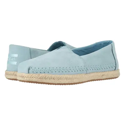 TOMS Alpargata on Rope Pastel Turquoise Nubuck On Rope 6.5