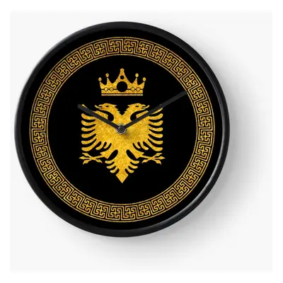 (Gold Eagle =5075) Wall Clock Inch Funny Mantel & Tabletop Art Decor for Home Bedroom Office