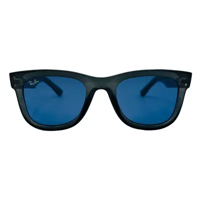 Ray-Ban RBR0502S Sunglasses - Transparent Navy Blue Frame & Dark Blue Lenses