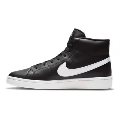 NIKE Men's Court Royale MID Tennis Shoe Black White Onyx