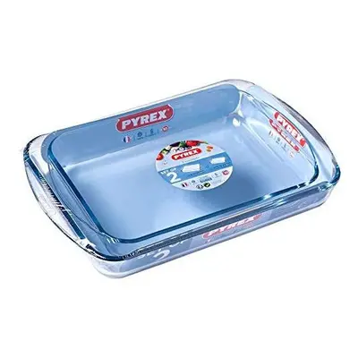 Pyrex Classic Piece Rectangular Glass Baking Roasting Bake Roaster Dish Set