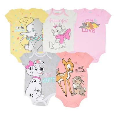 Disney Classics Dalmatians Bambi Dumbo Infant Baby Girls Pack Sh