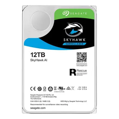 Seagate Skyhawk AI 12TB Video Internal Hard Drive HDD - 3.5 Inch SATA