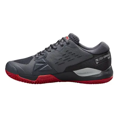 Wilson Rush Pro Ace Men's Tennis Shoe - Black/Vermillion Orange Size