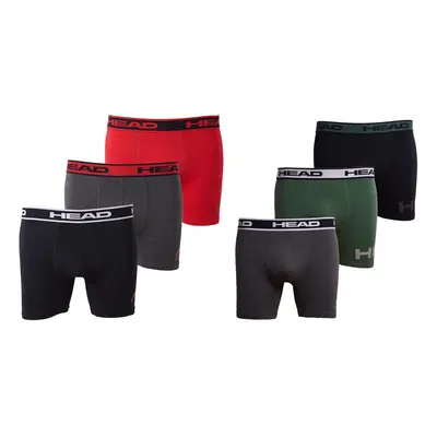 HEAD Mens Athletic Underwear - 6-Pack Stretch Boxer Briefs Training Br