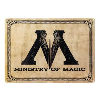 Harry Potter A3 Tin Sign (Ministry Magic)