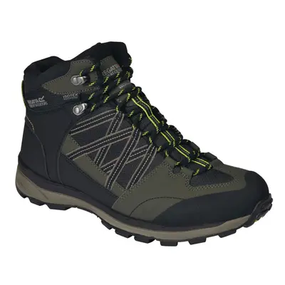 (7 UK, Dark Khaki/Lime Punch) Regatta Mens Samaris Mid II Hiking Boots