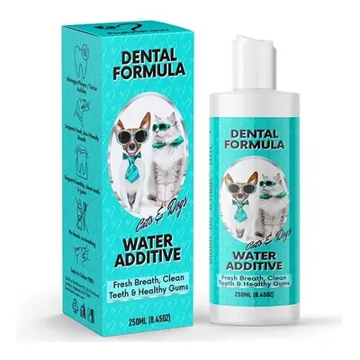 Dental Formula Water Additive For Dogs & Cats - Clean Teeth, Healthy Gums & Fresh Breath - Manag